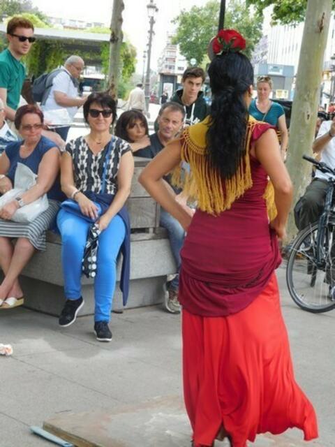 Flamenco auf der Straße in Sevilla