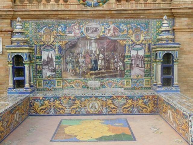 La Plaza de Espana in Sevilla