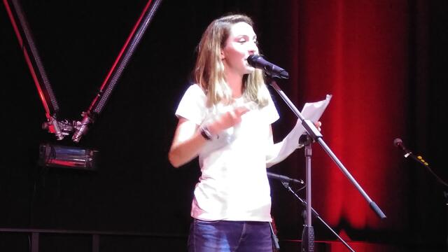 Ezgi Zengin aus Augsburg rockte mit Frauenpower den Saal.