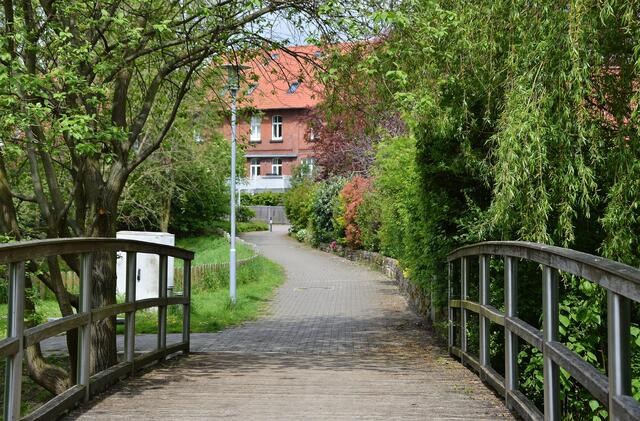 07.05.2017 © AW  Eine der Brücken über die Bruchriede