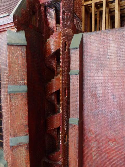 Die Treppe im Modell des Historischen Museums.