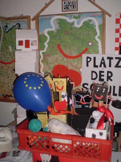 Blick auf den BAKI-Beitrag zum Europatag 2017 in Bremen - hier wieder in meinem Arbeitszimmer