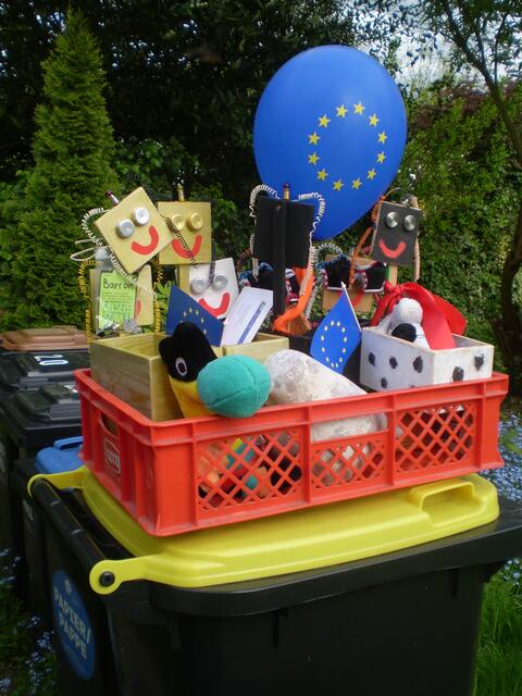 Blick auf den BAKI-Beitrag nach der Veranstaltung zum Europatag 2017 in Bremen