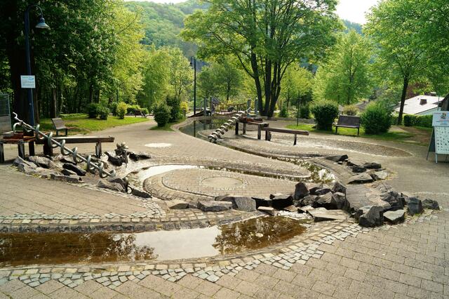 Noch ist Ruhe im Aquapark