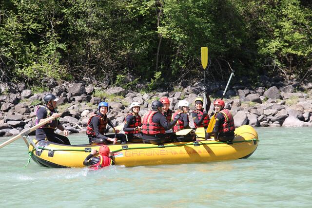 Rafting auf dem Inn durch die Imster Schlucht