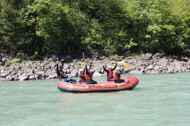 Rafting auf dem Inn durch die Imster Schlucht