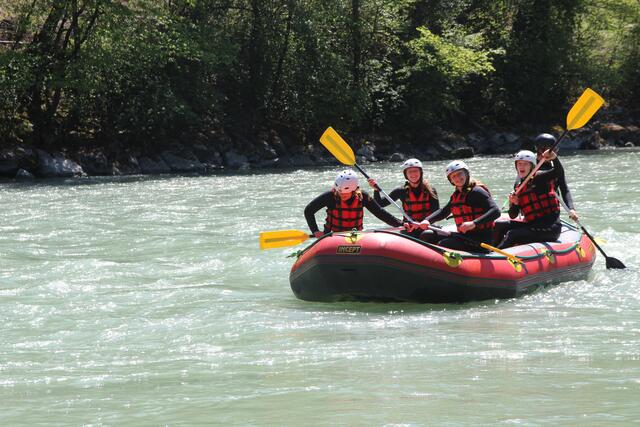 Rafting auf dem Inn durch die Imster Schlucht