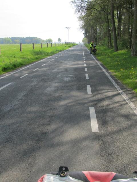 Test Fahrradschutzstreifen?