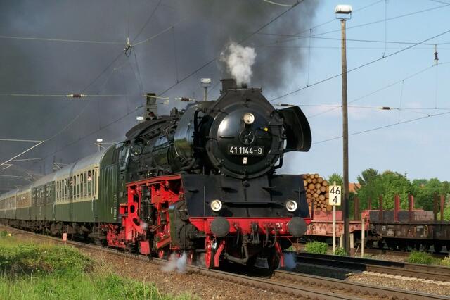 Ausfahrt aus dem Bhf Naumburg Hbf