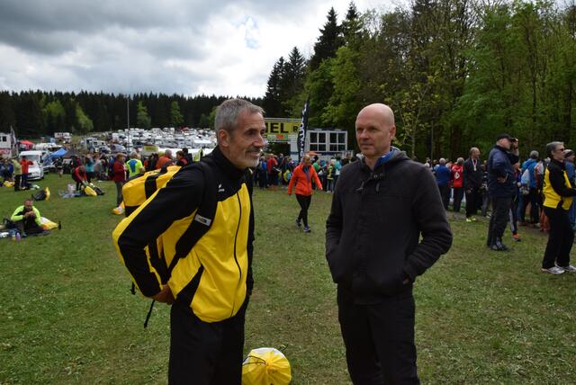 Post SV Lehrte am Rennsteig: Reinhard und Knut nach dem HM