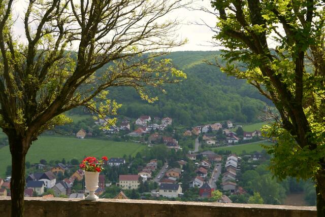 Blick vom "Grünen Saal" ins Umland