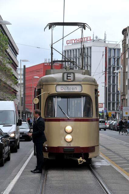 Oldtimerparade der Üstra zum 125jährigen Jubiläum.