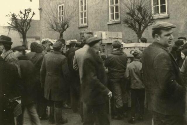 Taubenmarkt in Kölleda 1972