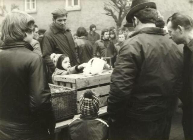 Taubenmarkt in Kölleda 1972