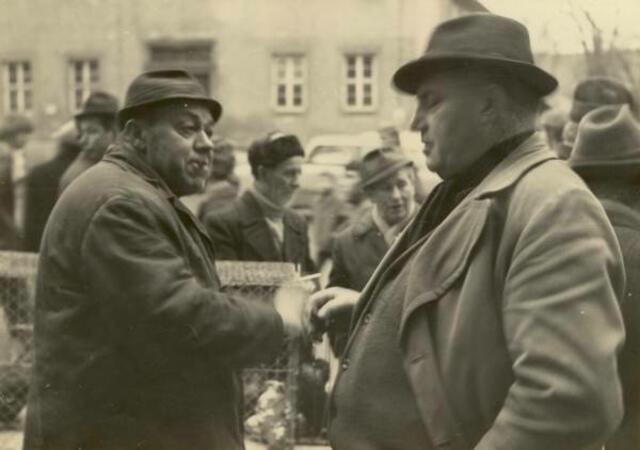 Taubenmarkt in Kölleda 1972
