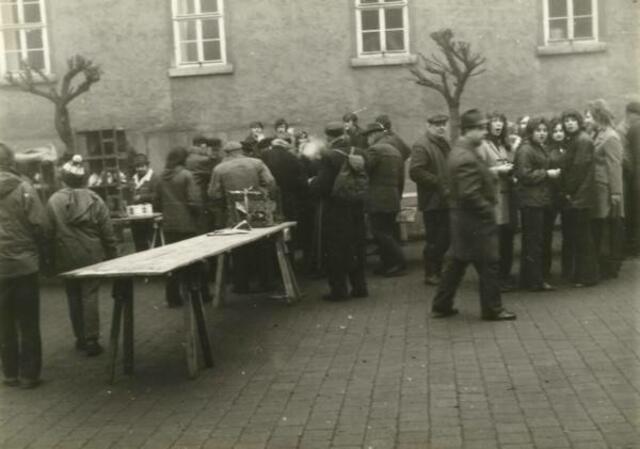 Taubenmarkt in Kölleda 1972
