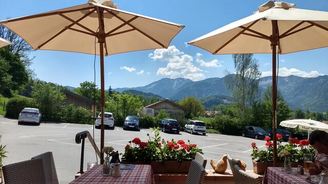 ....was für eine Aussicht vom Stitzplatz aus