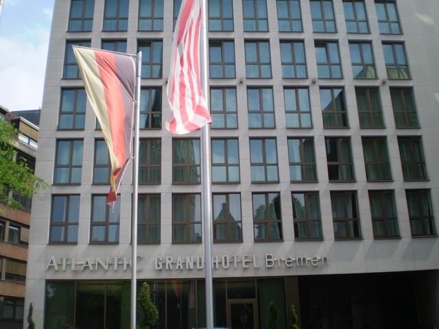 30. Mai 2017: Blick auf das ATLANTIC GRAND HOTEL Bremen