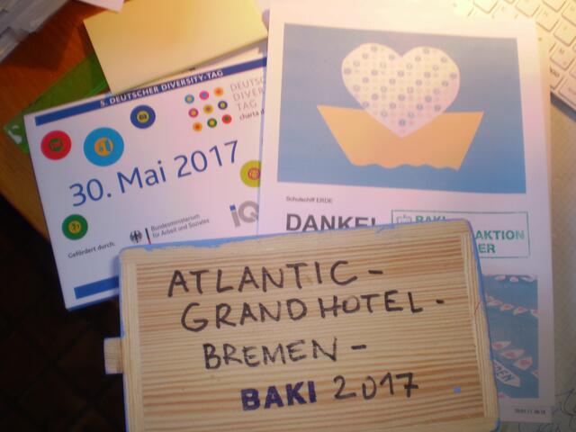 mein "Dankeschön" - Blick auf die Bauchunterseite der ATLANTIC-GRAND HOTEL-BREMEN-BAKI 2017