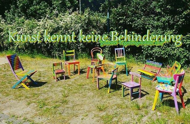 Das Motto des "Goldenen Regenbogenstuhl Projektes" | Foto: Jutta Poppe