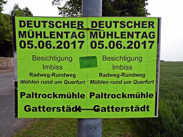 Paltrockmühle Gatterstädt zum Mühlentag 2017 !