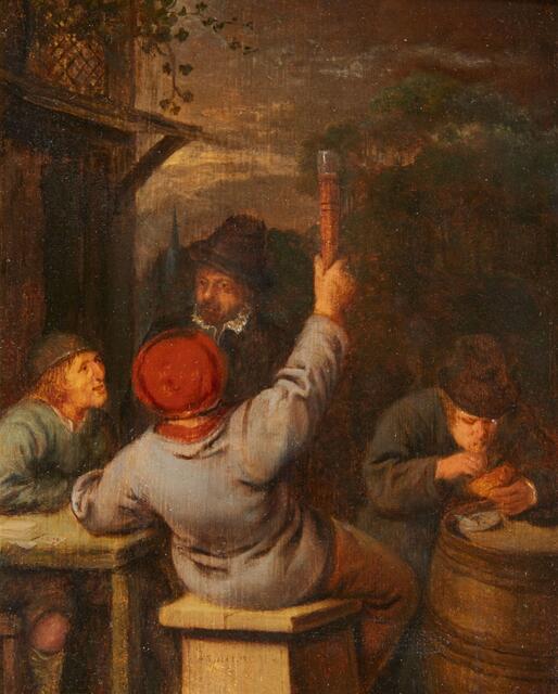 Gemälde Zechende Bauern um 1650