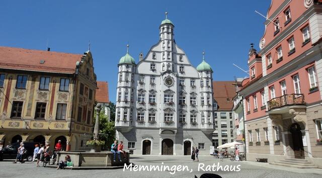 das Rathaus von Memmingen