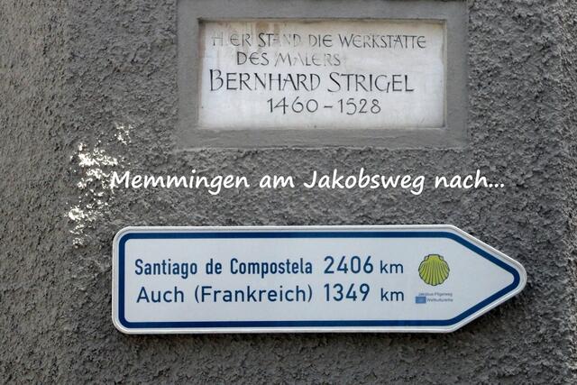 auf dem Jakobsweg, nur noch 2406 km bis nach Santiago de Compostella