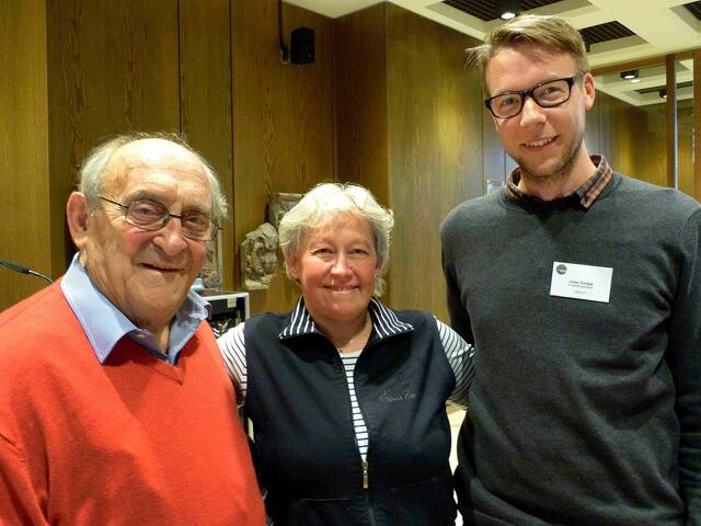 Denis Goldberg mit Francis Bee und Julian Cordes (VEN)