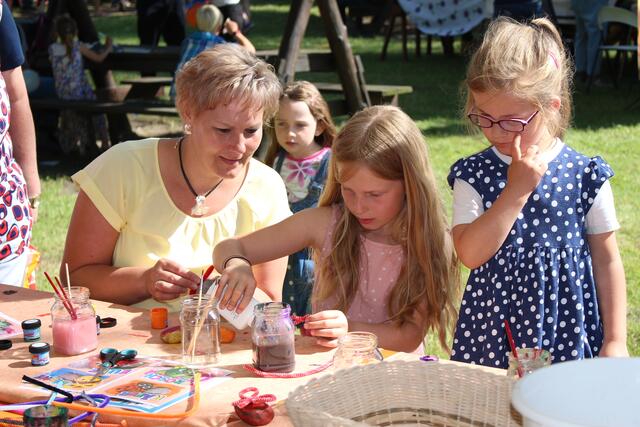 Kinder konnten ihre Kreativität entfalten.