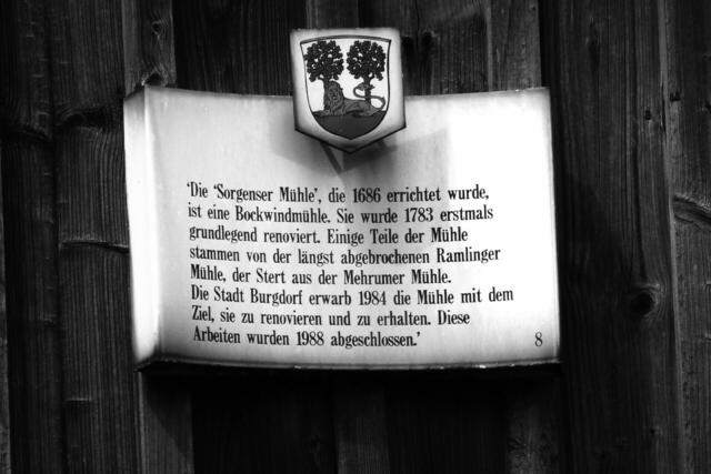 Infotafel an der Mühle | Foto: © Reinhold Peisker
