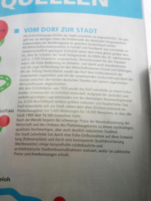 Rechts oben des Schildes