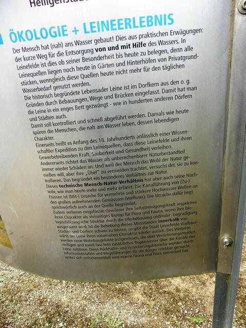 Rechts unten des Schildes