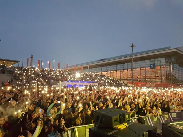 Tolle Stimmung bei den Konzerten.