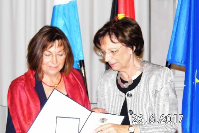 Emilia Müller und Gerda Fleig