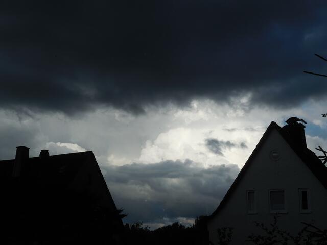 Spätestens ab diesem Anblick sollte ich meinen Hintern doch mal ins Haus bewegen. Aber nein, ...