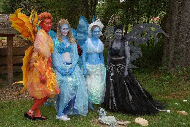 die vier Elemente ...