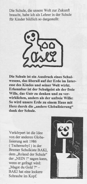 BAKI-Faltblatt zum Weltlehrerkongress 2007