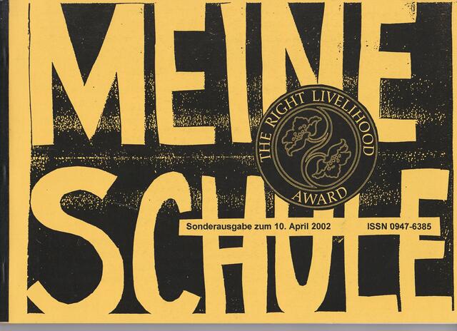 MEINE SCHULE, Sonderausgabe zum 10. April 2002, Seite 1