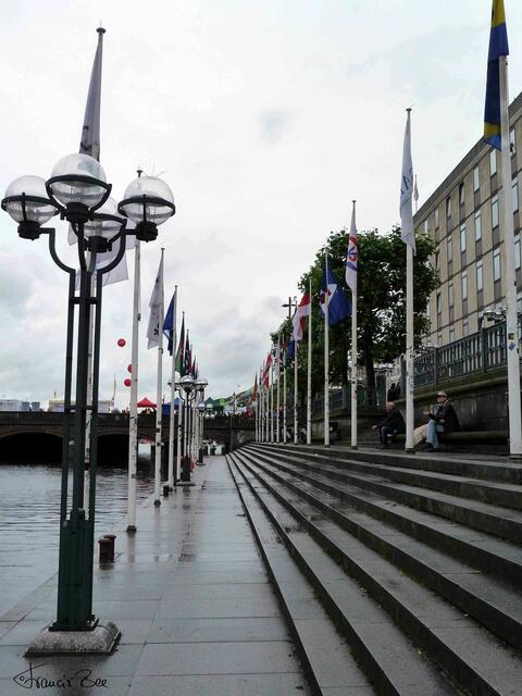 Treppen an der Arkadenalster