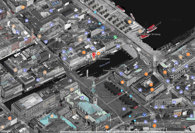 SAT-Luftbild mit Google-Einträgen | Foto: Google-earth