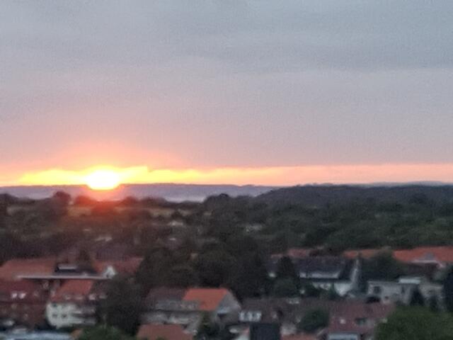 Abendrot des Ersten Tages !