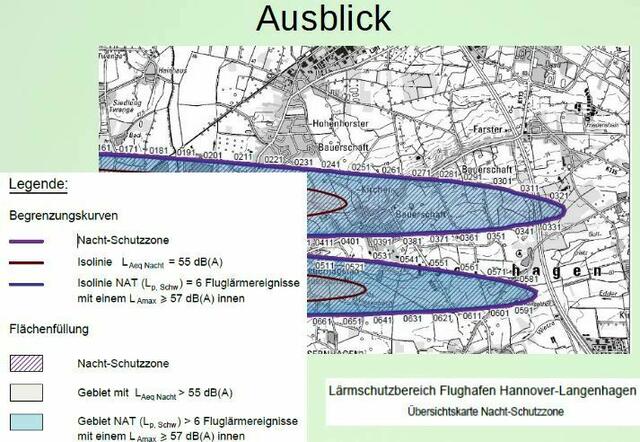 Die Keule der Nordbahn reicht bereits über BAB A7 Richtung Neuwarmbüchen. Wird die Zone der Südbahn bis über die BAB nach Kirchhorst verlängert?