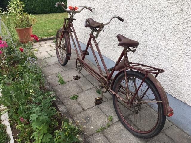 Das neueste Stück der Sammlung - ein Tandem
