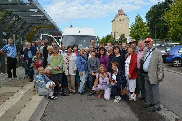 Abschied von den Freunden aus Chippenham am Friedberger Bahnhof 2015