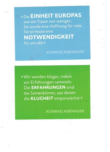 Wahre Sprüche aus dem politischen Lebens Konrad Adenauers | Foto: Karl Kling