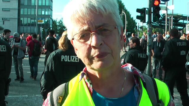 Entsetzt von der Brutalität des Vorgehens der Hamburger Polizei - Christiane Schneider (LINKSPARTEI)