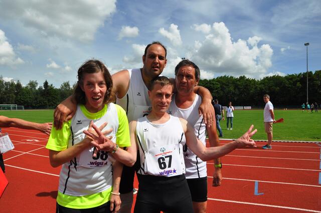 4x100 Meter Staffel: Meyer, Gunzelmann, Leiminger, Schmid