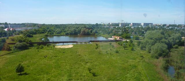 Wuhleteich mit Wuhlesteg