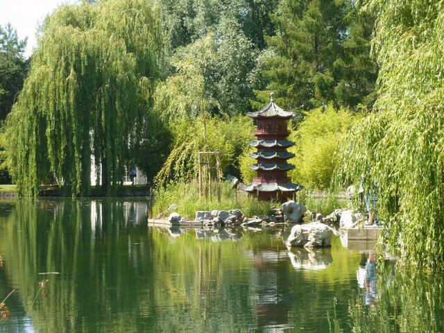 Kleine Pagode im Chinesischen Garten